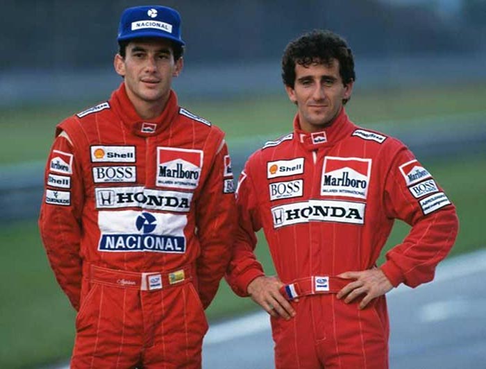 Ален Прост и Айртон Сенна