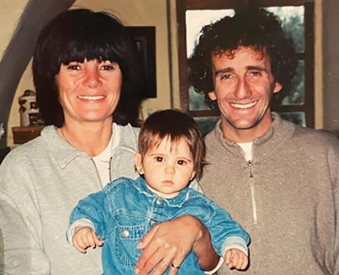 Ален Прост и жена Анн-Мари