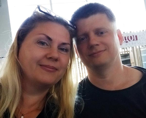 Александр Гребенкин и сестра Светлана