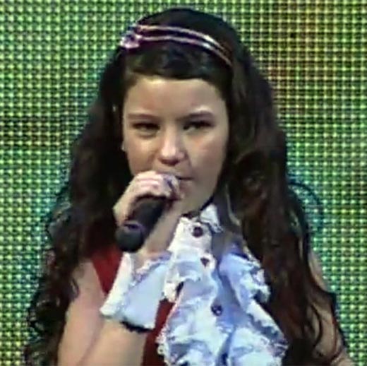 Александра Карабешкина в детстве