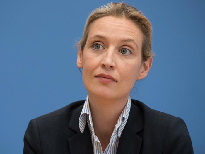 Немецкий политик Алис Вайдель