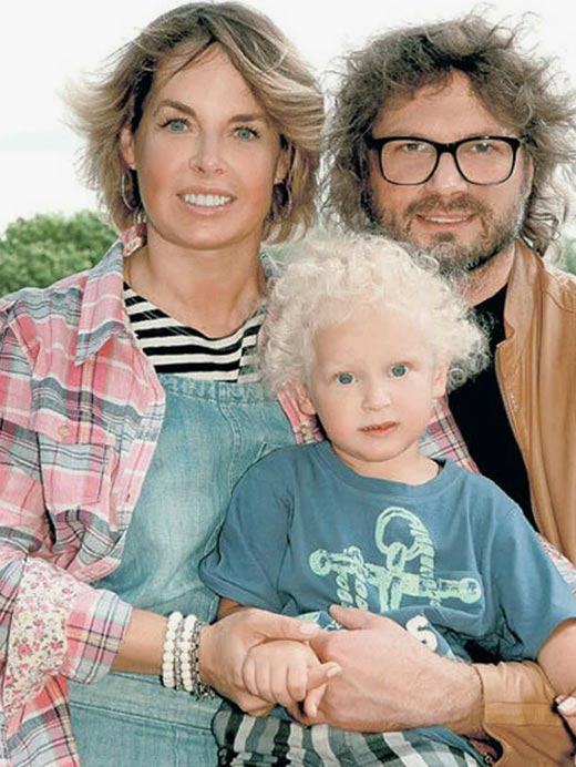 Анастасия Калманович и Федор Фомин с сыном