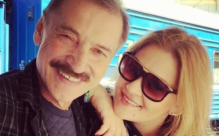 Анастасия Тиханович с отцом