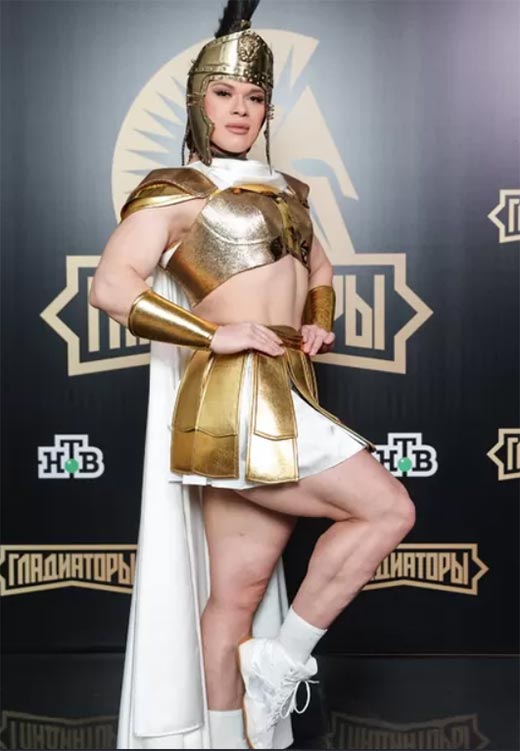 Анита Кучина в шоу Гладиаторы
