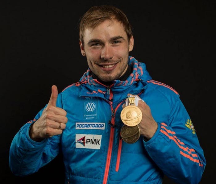 биатлонист Антон Шипулин