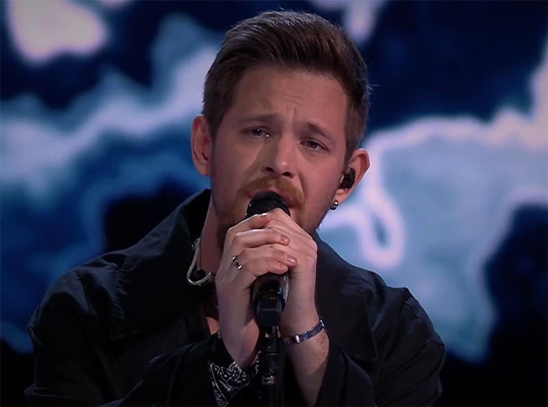 Артем Леденев в шоу Голос