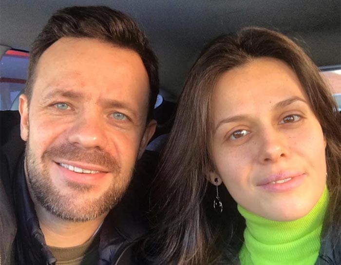 Артём Осипов и жена Маргарита