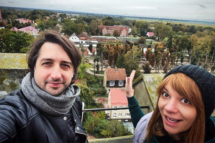 Ася Дубровская и муж Александр Мурачев