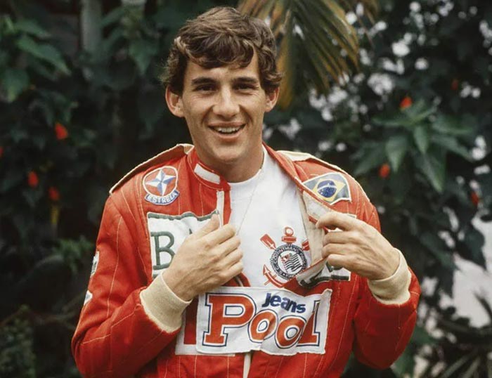 автогонщик Айртон Сенна