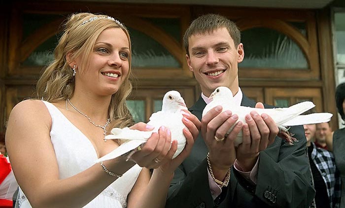 Евгений Устюгов и жена Александра Бондарева