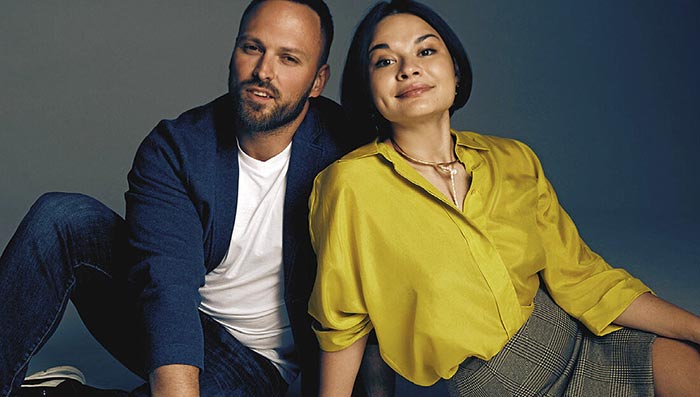 Алексей Столяров и Ксения Шойгу