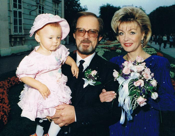 Борис Рубашкин с женой Мариной и дочерью