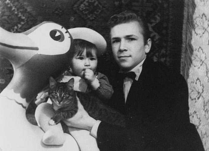 Борис Руднев в юности с сестрой Еленой