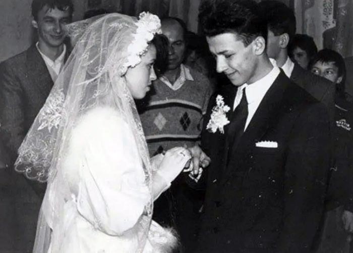 Борис Рыжий и жена Ирина