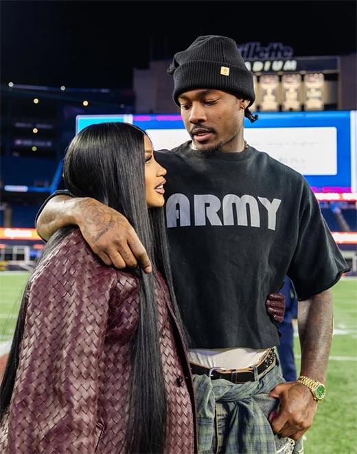 Карди Би и Стефон Диггз