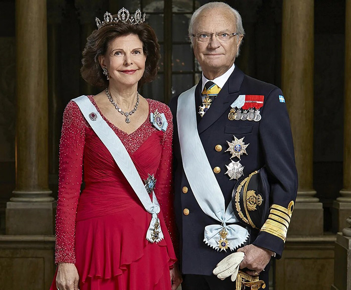 Карл XVI Густав и Королева Сильвия