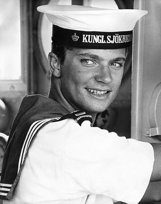 Карл XVI Густав в молодости