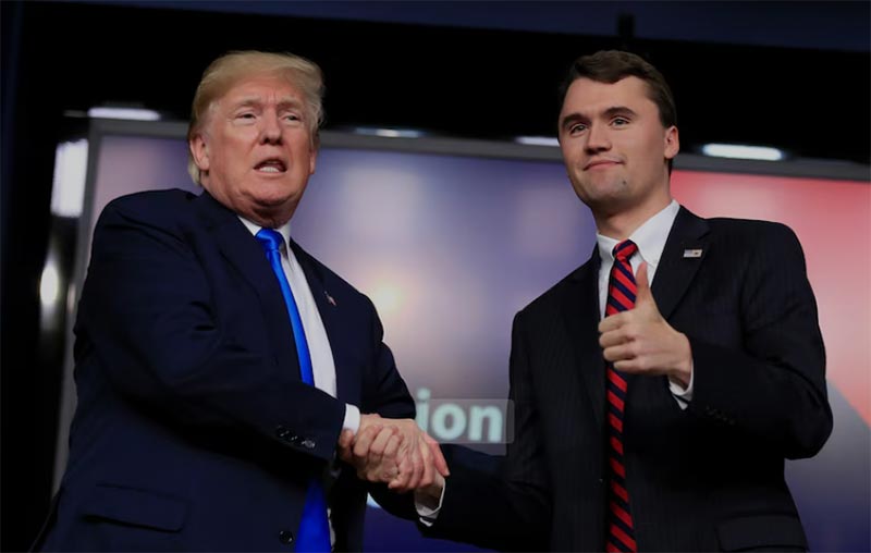 Чарли Кирк и Дональд Трамп