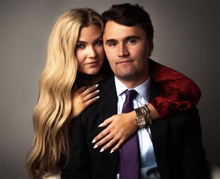 Чарли Кирк и жена Эрика