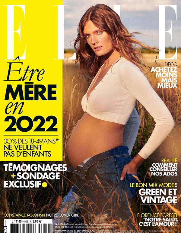 беременная Констанс Яблонски