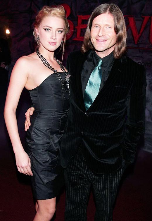 Криспин Гловер и Эмбер Хёрд