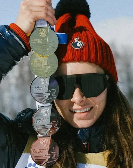 российская лыжница Дарья Непряева