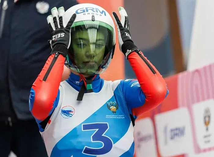 Российская саночница Дарья Олесик
