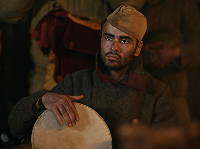 Давид Мхитарель в фильме Война и музыка