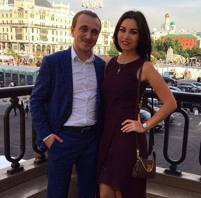 Денис Дорохов и жена Эльвира