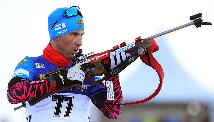 биатлонист Дмитрий Малышко