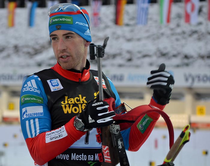 Российский биатлонист Дмитрий Малышко