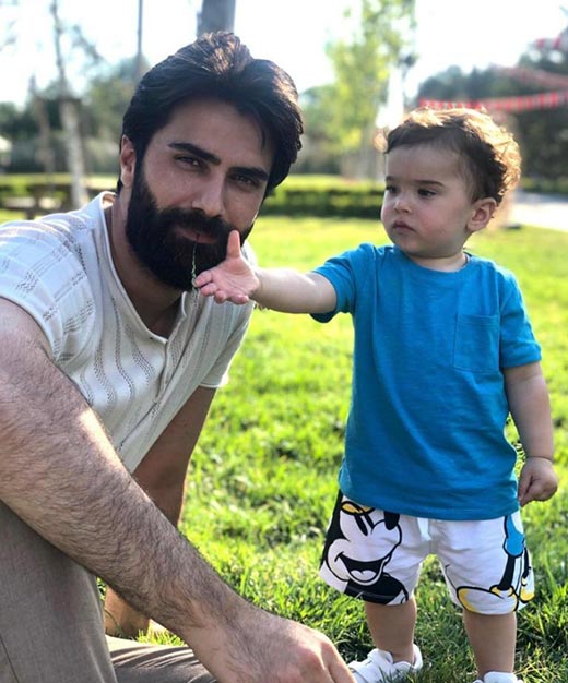 Эдип Зейдан с сыном