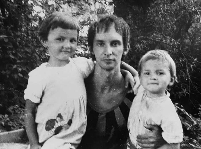 Эдмунд Шклярский с детьми