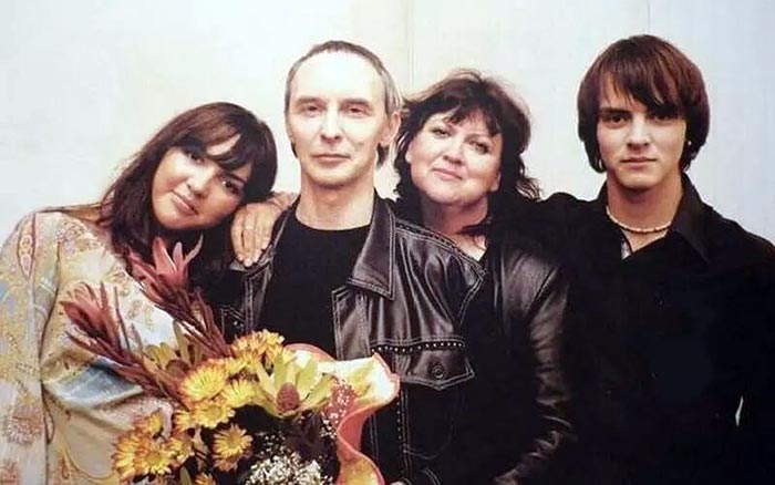 Эдмунд Шклярский с семьей