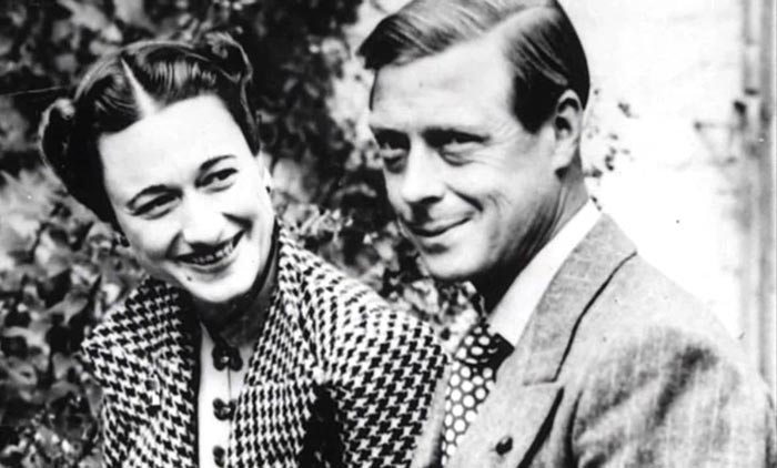 Эдуард VIII и жена Уоллис Симпсон