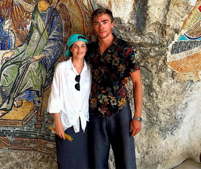 Егор Долгополов с женой