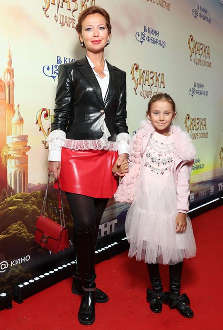 Елена Захарова и дочь Майя