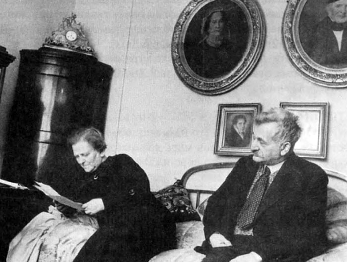 Эмануил Ласкер с женой