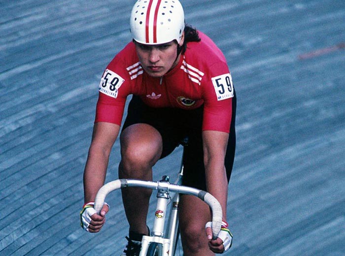 велогонщица Эрика Салумяэ