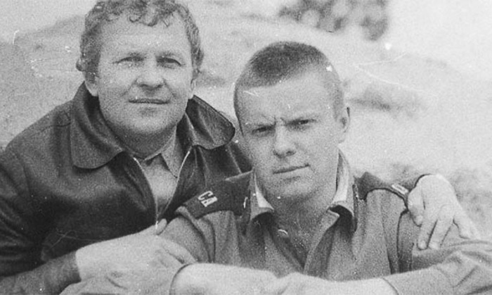 Евгений Супонев и сын Сергей Супонев