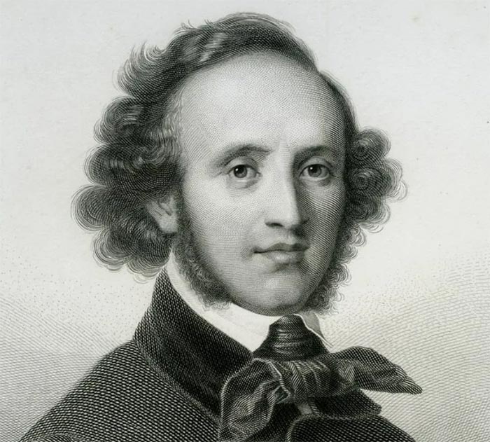 Феликс Мендельсон в молодости