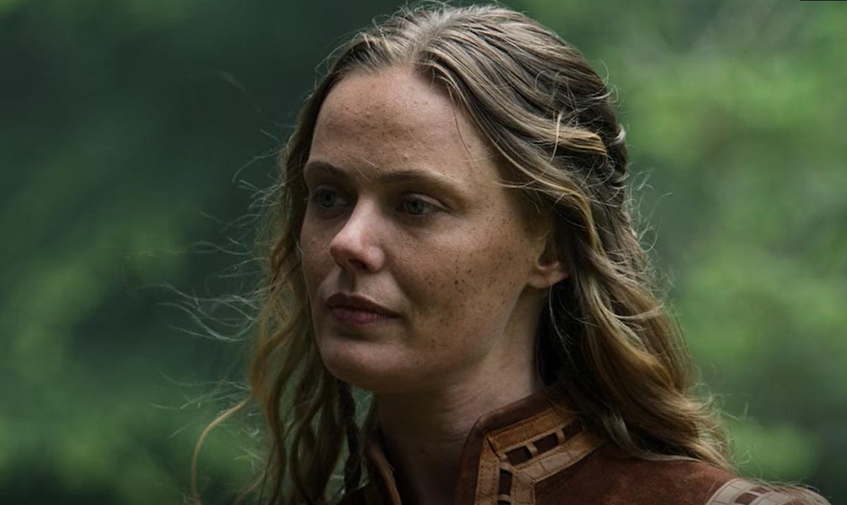 Фрида Густавссон в роли Фрейдис Эриксдоттир