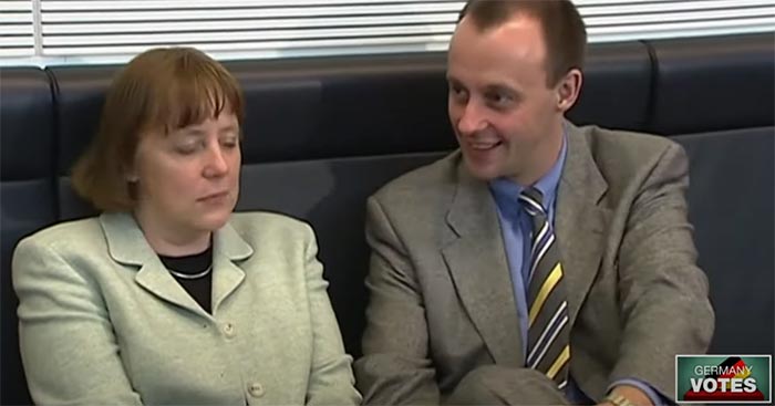 Фридрих Мерц и Ангела Меркель