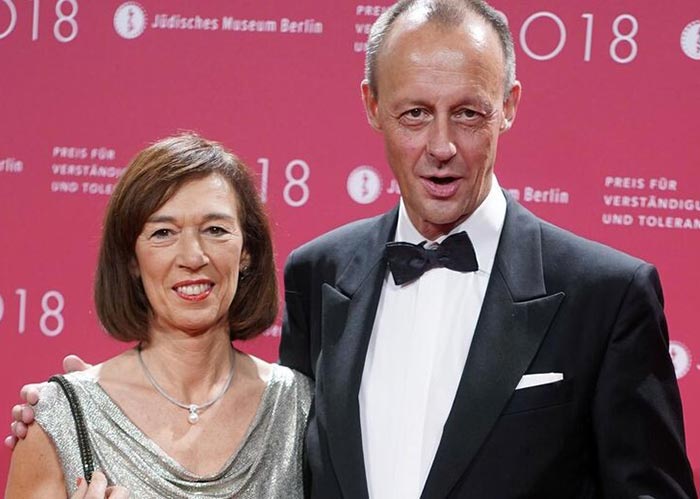 Фридрих Мерц и жена Шарлотта