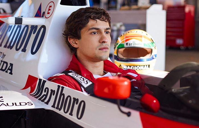 Габриэль Леоне в роли Айртона Сенны