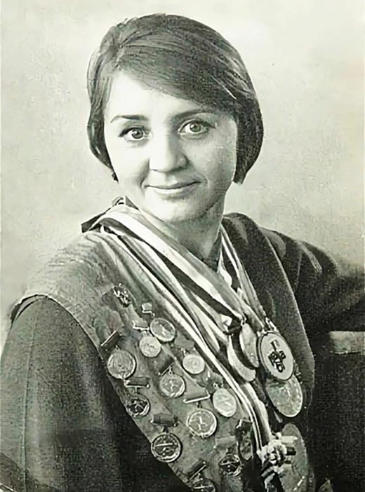 Галина Горохова в молодости