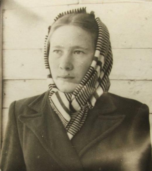 Галина Конева в молодости