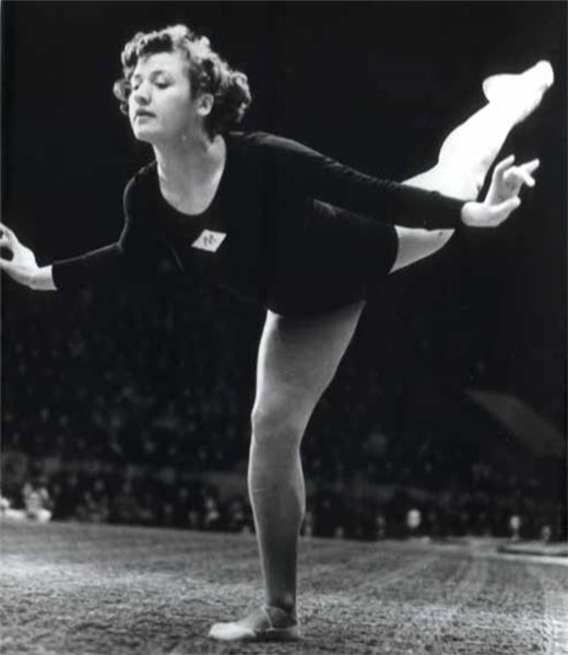 советская гимнастка Лидия Иванова