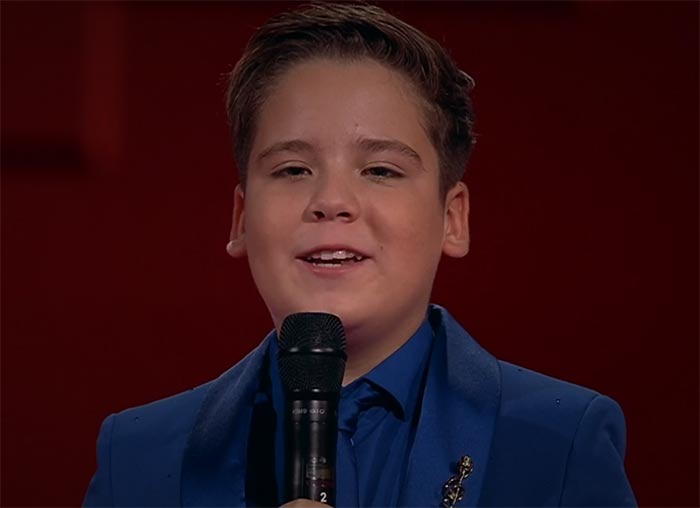 Джузеппе Ди Менца в шоу «Голос. Дети 12»