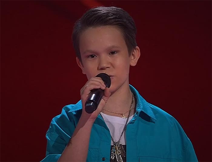 Илья Симбаев в шоу «Голос. Дети 12»